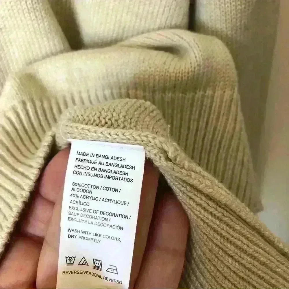 Izod Cotton Blend Sweater Size L